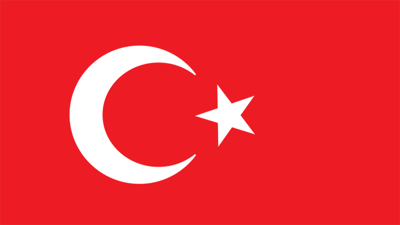 Turkiet flagga som tar dig till trningslger fotboll i Turkiet